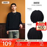 安踏休闲卫衣男女同款冬季圆领套头衫打底衫针织宽松运动潮流上衣