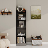 时黛家居书架落地置物架墙边角窄小柜子收纳柜储物柜家用书柜