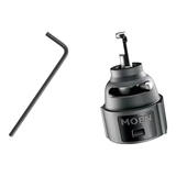 凸摩恩（MOEN）原装陶瓷阀芯配件厨房/面盆/淋浴龙头提拉阀开关芯轴恒心 摩恩钢轴恒芯阀芯+拆卸把手工具