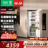 容声（Ronshen）2025新款【隐藏橱柜】全嵌入式冰箱橱柜隐藏超薄对开双开门镶嵌橱柜定制橱柜一体冰箱 单台全冷藏(300L)