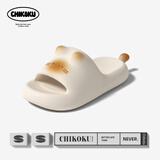 chikoku可爱小猫拖鞋女夏季新款室内家居厚底卡通外穿凉拖鞋