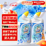 威猛先生（Mr Muscle）强效 洁厕灵 洁厕剂 丁香香型 马桶清洁 600gX2瓶