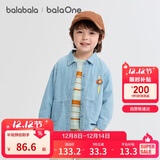 巴拉巴拉balaOne宝宝衬衫牛仔外套男童女童2025秋装宽松208325102203