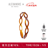 亚历山大（ALEXANDRE DE PARIS） 简约女士头箍压发时尚发饰经典头饰女 E 深褐色粗