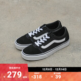 VANS范斯官方 Ward经典黑个性街头复古男鞋板鞋 黑色 43