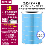思博润适配小米米家空气净化器滤芯（韩国E+H滤材）过滤网 1代/2代/2S/3代/4代/Pro M4A芯片版（180折滤纸+金属内网+升级除霾除菌