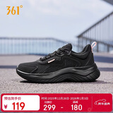 361°运动鞋女秋冬季保暖防泼水革面减震通勤慢跑步鞋子女682232233-3