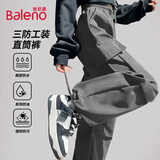 班尼路（Baleno）美式三防工装裤子女2026春秋季新款高腰宽松街头潮流两穿休闲长裤