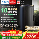飞利浦（PHILIPS）空气净化器除甲醛神器新房急入住专业家用宠物净化机除烟味病毒过敏原螨尘国家补贴AC4228/01