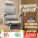Ergonor保友金豪b雄鹰 人体工学椅 电脑椅 电竞椅办公椅子可躺老板椅 【金豪b雄鹰】银白网+躺舒宝