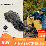 迈乐（Merrell）男女款户外越野徒步鞋MOAB GTX防水透气防滑抓地耐磨登山鞋 J035799灰-3 GTX男款 44