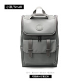 BACKSTAGE潮牌轻便双肩包男大容量初中生书包女大学生高中休闲旅行电脑背包 灰色小号 现货
