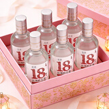 三迤花语十八 18度玫瑰酒纯粮非遗玫瑰老卤酒160ml低度睡前微醺女士酒 18%vol 160mL 6瓶 【小酌实惠装】花语十八 纯粮玫瑰露酒 18度花语十八160ml
