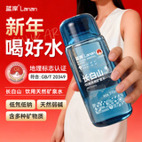 蓝岸长白山天然矿泉水新年款车载箱装小瓶弱碱水390ml*12瓶低氘饮用水