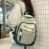 星昔儿童春游研学小背包男生轻便游玩双肩包女童补课小书包外出小包包 绿色（无挂件）