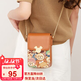 小熊依恋单肩斜挎包女小众设计高级感迷你手机包女士零钱包