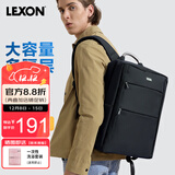 乐上（LEXON）商务双肩包男15.6/17.3英寸笔记本电脑包休闲差旅背包防泼水书包