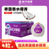 佳沃（JOYVIO）泰国进口椰青香水椰子 4个装大果约800～900g源头直发 中秋送礼
