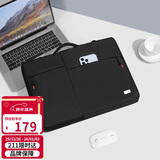 高尔夫（GOLF）电脑包17.3英寸手提单肩苹果笔记本电脑包男士商务公文包内胆包