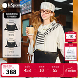 LeSportsac乐播诗新款腋下包单肩斜挎手提包包女包单肩包送女生礼物 经典黑