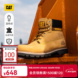 CAT卡特经典大黄靴马丁靴男鞋牛皮面固特异户外工装靴P725756P1EDC25 经典款 40