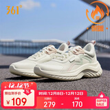 361°运动鞋女秋冬季保暖网布轻便减震通勤休闲跑步鞋子女682232210-1