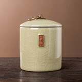 琦轩源陶瓷密封茶叶罐子小号家用粗陶茶仓茶罐便携茶具茶叶储存罐收纳装