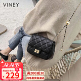 viney包包女包牛皮小众斜挎包品牌单肩链条包生日礼物高级感送女友老婆
