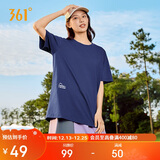 361°短袖男士t恤夏季运动宽松休闲户外圆领上衣服男女装632523110-3