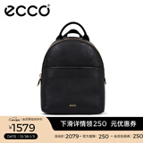 爱步（ECCO） 双肩包女 轻奢牛皮背包 小号双肩包9107807 HL 黑色910780790000 均码