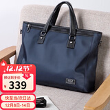 高尔夫（GOLF）商务公文包男士大容量手提包男15英寸笔记本电脑包休闲单肩斜挎包