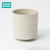 NITORI宜得利家居 单杯茶盏酒杯家用日式陶瓷茶具茶壶茶碗茶杯 220ml茶杯 S 象牙白