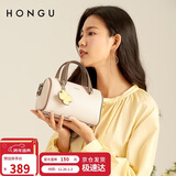 红谷女士包包牛皮单肩包女包斜挎包包手拎包简约枕头包圣诞生日礼物