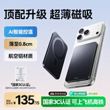 SUIDDY 【3C认证】苹果Magsafe磁吸无线充电宝超薄小巧无线快充移动电源适用苹果17/16ProMax/15/14/13