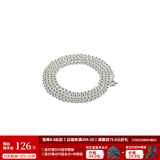 马登福叔复古潮流飞机印第安闪电925银吊坠毛衣项链挂坠饰品银珠链牛皮绳 珠链