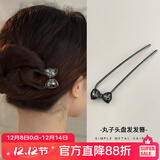 向晚发簪发钗女u型发簪新中式簪子日常通勤古风发饰发钗盘发神器簪子