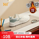 361°运动女鞋加绒保暖棉鞋冬季女士复古厚底休闲老爹鞋子682446738-1