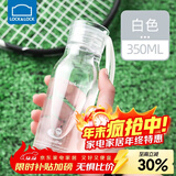 乐扣乐扣（LOCK&LOCK）ECO运动水杯便携式带提绳随手杯男女学生杯子 白色 ABF663WHT 350ml