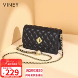 viney包包女包牛皮链条包轻奢百搭单肩斜挎包生日新年礼物送女生女友