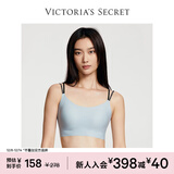 维多利亚的秘密 舒适果冻条软支撑无痕字母美背肩带背心内衣文胸 86B7燧石灰-不交叉肩带 L /XL