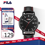斐乐（FILA）手表男送男友皮革表带新年礼物石英学生手表 FLM38-793-003