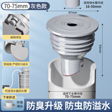 沐唯（muvi）洗衣机下水道防臭神器洗手盆下水管密封塞止逆阀墙排管道芯封口器