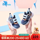 361°童鞋 儿童学步鞋冬男女童1-3岁卡通软底宝宝鞋  蓝27