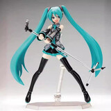 初音未来正版手办动漫雕像周边模型玩具桌面摆件生日礼物 figma014初音-15CM