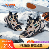 安踏儿童男童二棉鞋加绒保暖靴子大童户外雪地靴运动鞋A312346908H