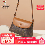 啄木鸟（TUCANO）包包女款2025年单肩斜挎包时尚印花包大容量女包圣诞新年生日礼物