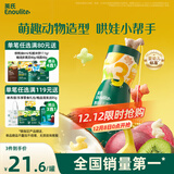 英氏（Engnice）婴幼儿手指泡芙宝宝零食五彩动物乐园泡芙条什锦果果味罐装32g