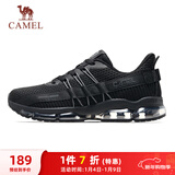 骆驼（CAMEL）全掌气垫鞋男透气减震运动跑步鞋子 A93239L7565 幻影黑 41