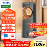 飞利浦（PHILIPS）取暖器电暖器电热暖风机家用电暖气冷暖两用一体机空调扇冷热风机取暖神器全屋升温客厅浴室大面积 ACR4248X星空灰