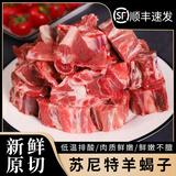 凘梦沅内蒙古羊小腿切块原切羊腱子切段清真羔羊腿肉骨棒烧烤生鲜冷冻 羊脊骨3斤带包装【净重2斤】 清真苏尼特乳羔羊